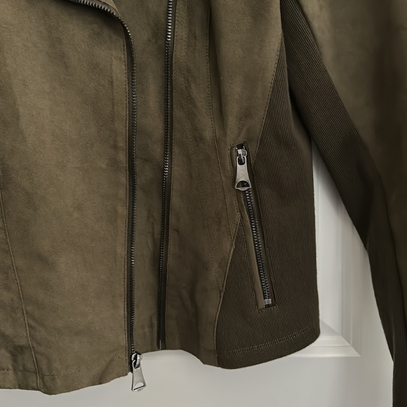 Marc New York Green Suede Jacket - Picture 2 of 5